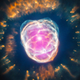 Illustration for article titled Behold the terrifyingly named Clownface Nebula